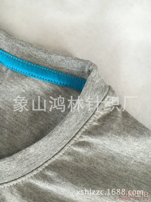 【貼牌廠家直銷男式T恤純棉圓領無縫短袖廣告衫】象山鴻林針織廠 - 產品庫